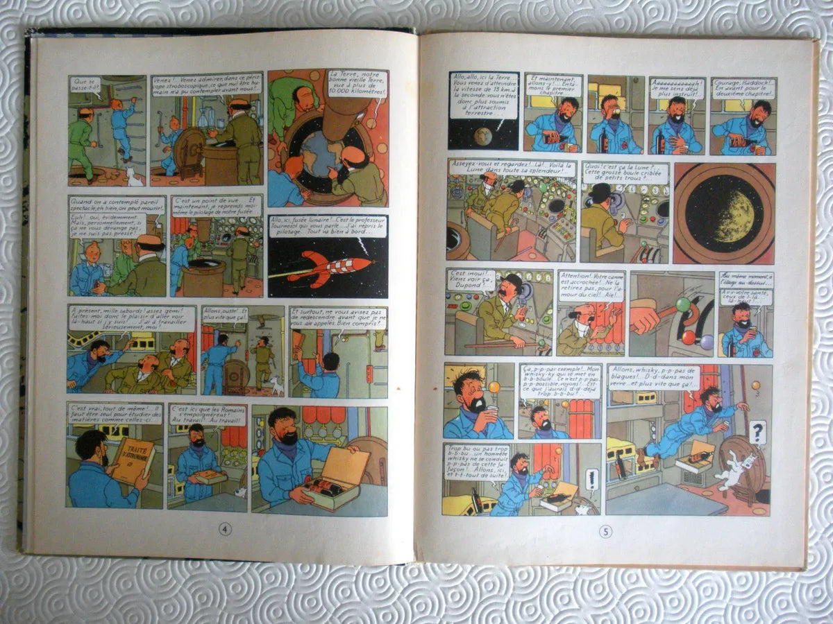 Casterman- TinTin- on a marché sur la lune