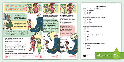Reading with Phonics The Elves and the Shoemaker